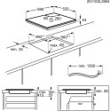 AEG TI64IB10FB Black Built-in 60 cm Zone induction hob 4 zone(s)