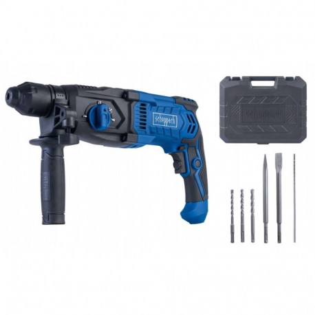 Rotary Hammer - Scheppach DH2260 1050W 3J 26mm SDS Plus Hammer Drill, Black Blue