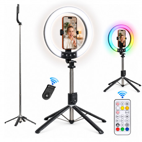 D-Fruit ringlight 10" + tripod-selfie stick DF169