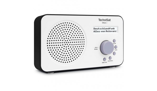 Technisat VIOLA 2, must-valge