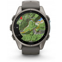Garmin fenix 9 43mm, titanium/pebble gray