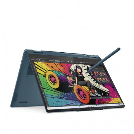 Lenovo 2-in-1 sülearvuti Yoga 7 14AKP10 AMD 14" OLED puuteekraan WUXGA 1920 x 1200 pikslit läikiv AM