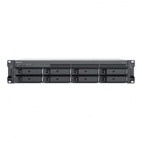 SYNOLOGY 8 Bay 2U AMD Ryzen Embedded V1500B 4GB DDR4 Rack Redundant Power Expandable NAS Server