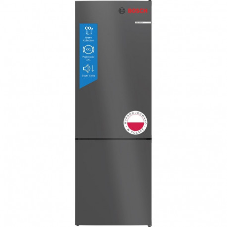 Bosch Serie 4 KGN49OCAF fridge-freezer Freestanding 311 L A Anthracite