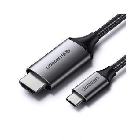 UGREEN USB-C–HDMI-kaabel 4K UHD 1.5m, must