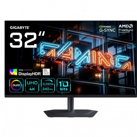 GIGABYTE QD-OLED 31.5" MO32U24 240Hz Monitor