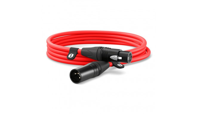 RØDE helikaabel XLR3M-R 3m XLR, punane