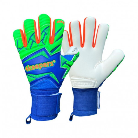 4Keepers väravavahi kindad Force V5.25 Twist HNC 9, sinakasrohelised