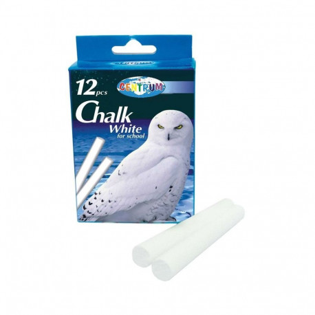 School chalk white 12pcs