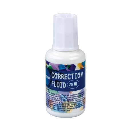 Correction fluid 20ml with brush