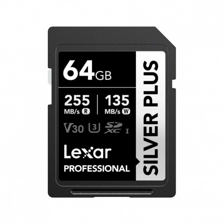 Memory card PROFESSIONAL SILVER PLUS 64GB SDXC UHS-I 205MB/s