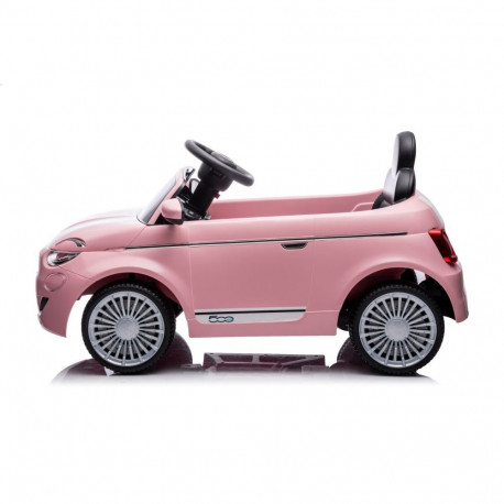 Fiat pealeistutav elektriauto 500, hele-roosa