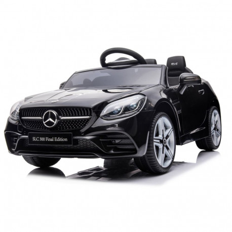 Mercedes Benz akumulaatoriga pealistutav auto SLC300 Cabrio helid tuled pult, must