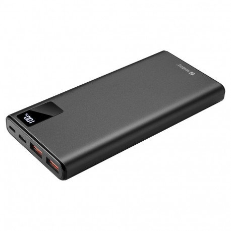 "Sandberg 420-58 Powerbank 10000mAh 20W QC3.0 USB-C Display Schwarz"