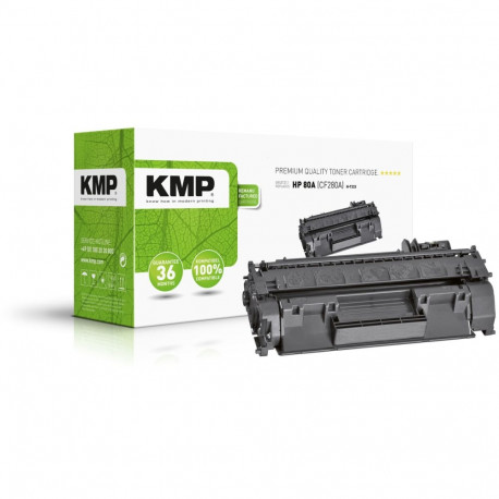 "KMP H-T163 Toner schwarz kompatibel mit HP CF 280 A"