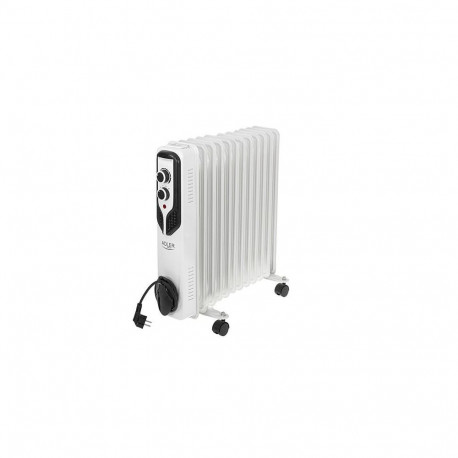Adler AD 7817 electric space heater Indoor White 2500 W Oil electric space heater