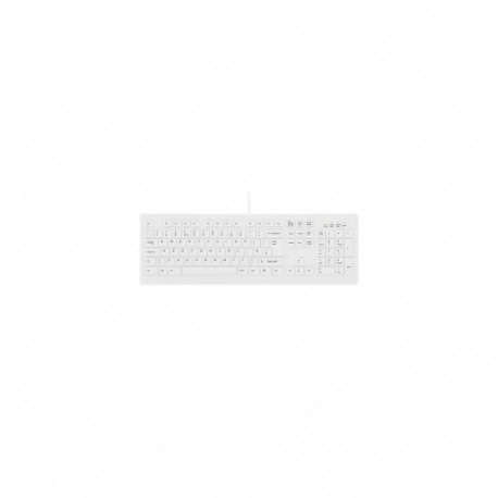 Contour Design Active Key Contour ClassicClean Medical Keyboard IP68 Full-Size Wired White UK C8100