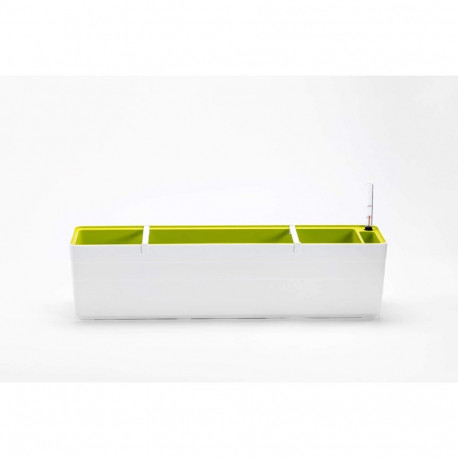 URBALIVE BERBERIS isekastuv ristkülikukujuline taimepott 80x20cm, valge