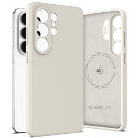 Tech-Protect kaitseümbris Silicone MagSafe Samsung Galaxy S26 Ultra, cosmic latte