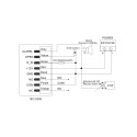 Multifunctional keyboard with remote card reader and integrated controller