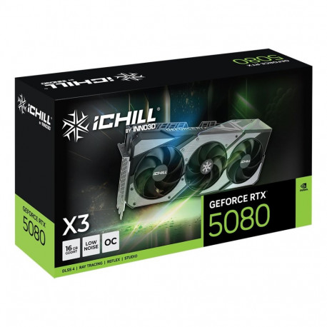 Graphics Card - INNO3D iChill GeForce RTX 5080 X3 V2 16 GB GDDR7 Black