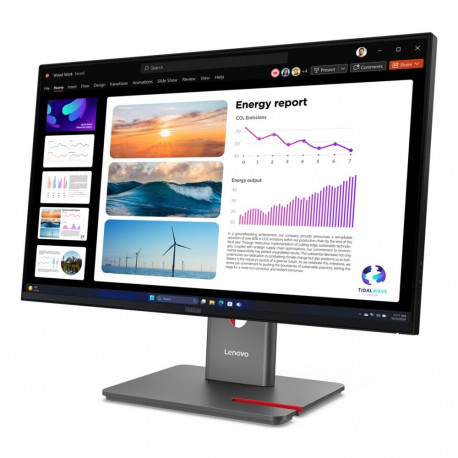 Monitor - Lenovo ThinkVision P24Q-40 23.8" QHD Raven Black