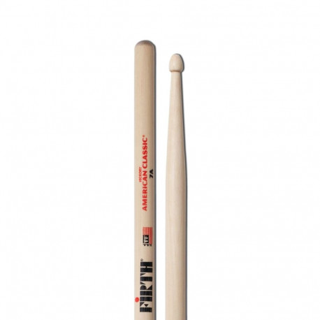 Drum Sticks - Vic Firth 7A American Classic Hickory Sticks 393.7 mm 1.37 cm