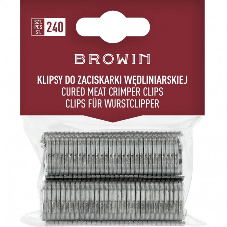 Hog Rings for Pliers BROWIN 313312 240 pcs. 0.2 cm x 0.8 cm x 1.7 cm 0.5 g