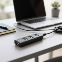 Esperanza EA116 interface hub 480 Mbit/s Black