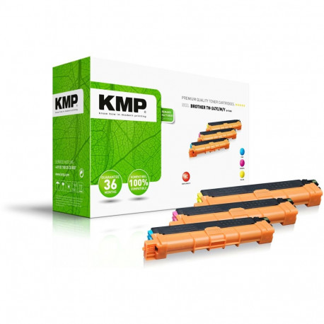 KMP ühilduvad toonerkassetid B-T125X, 3 tk, tsüaan, magenta, kollane