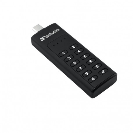 Verbatim USB-mälupulk Keypad Secure USB 3.0 paroolikaitse ja AES-256 HW-krüptimisega andmete kaitsek