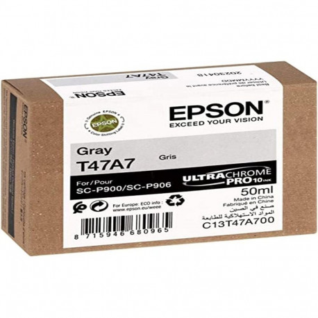 Epson üksik tindikassett T47A7 UltraChrome Pro 10 50ml, hall