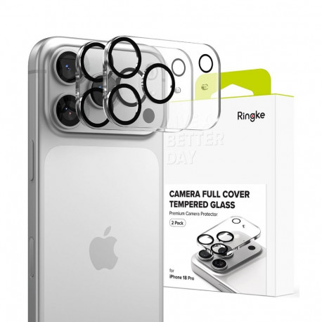 OSŁONA APARATU RINGKE CAMERA FULL COVER 2-PACK IPHONE 18 PRO CLEAR