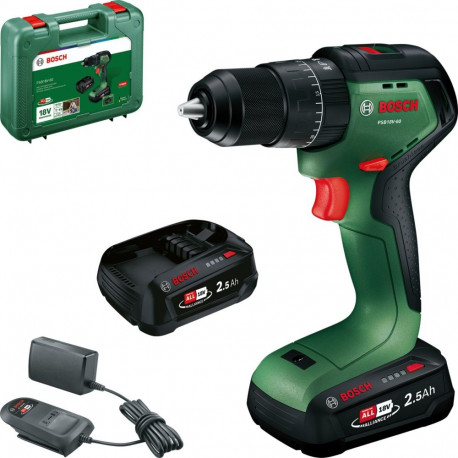 Bosch akulöökpuurtrell PSB18V-60 (2x2.5Ah, CC)