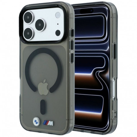 BMW BMW M IML Glossy Metal Logo & Trims MagSafe Case for iPhone 17 Pro / 18 Pro - Black