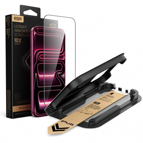 ESR ESR UltraFit Armorite Pro Tempered Glass for iPhone 18 Pro / 17 Pro - Black