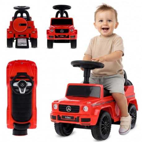 Mercedes Benz pealeistutav auto G-klass, punane