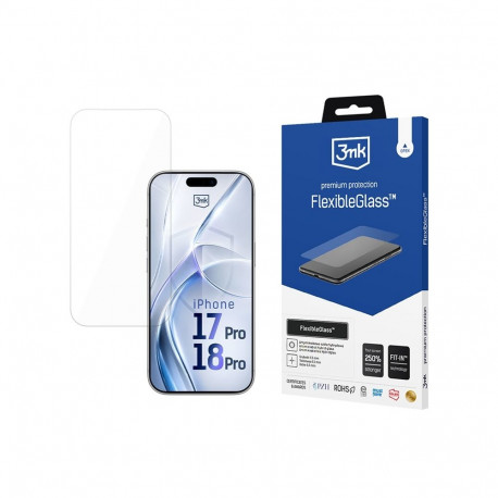 3mk FlexibleGlass - Szkło hybrydowe do iPhone 18 Pro / 17 Pro
