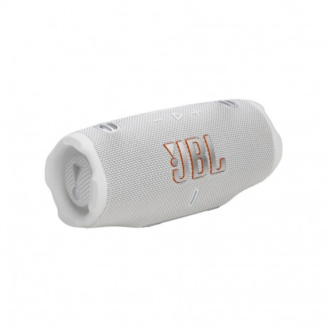 JBL Charge 6 Portable Speaker, Bluetooth, White
