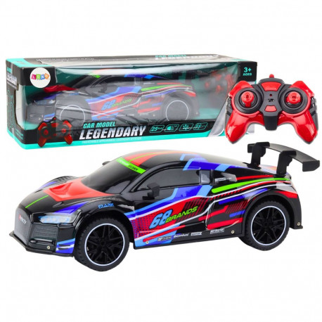 Auto Sportowe Zdalnie Sterowane RC 1:10 25km/h Światła Czarny