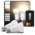 Philips Hue W 810 A60 2P EU | E27 | 7 W | Warm white to cool white light | Bluetooth, Zigbee