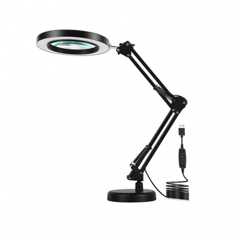 ZD144 Lampka lupa kosmetyczna biurkowa
