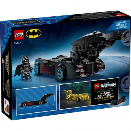 Constructor - LEGO Batman 76333 Batman & Robin Batmobile 272 Pieces 230 mm 70 mm 60 mm 1 Minifigure