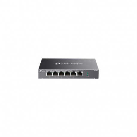 TP-Link Omada DS106P network switch Unmanaged Fast Ethernet (10/100) Power over Ethernet (PoE) Black