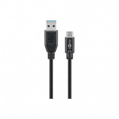"Goobay 71221 USB Kabel 2 m USB A USB C Schwarz"