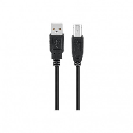 "Goobay USB 2.0 Hi-Speed Kabel, Schwarz ,3m"