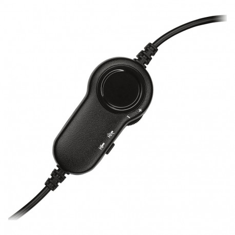 "Logitech H150 stereo headset, wired, office/call centre, 20 - 20000 Hz, 80 g, headphones, black"