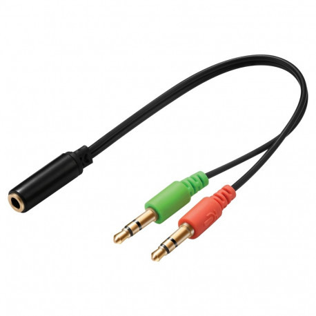 "SANDBERG Headset converter (Apple) to PC Konvertiert den einzigen Anschluss von iPhone Headsets in 