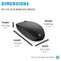 "Wireless Mouse - 235 Slim - 2.4 GHz"