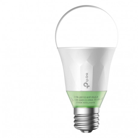 "LB110 Kasa Smart Dimmable LED WiFi Light Bulb E27 800lm 10W 2700k"